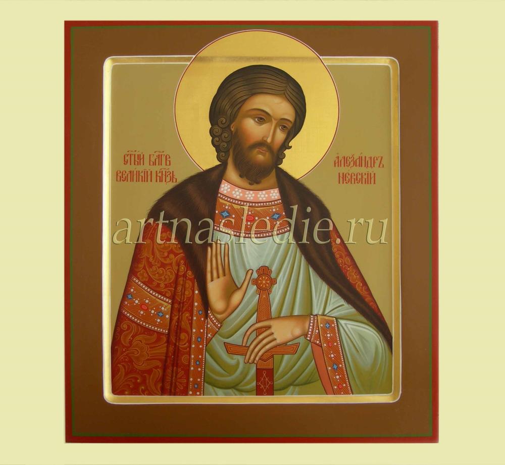 Икона Александр Невский Святой Благоверный Князь Арт. 1278