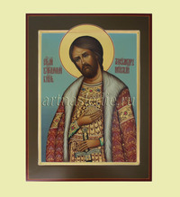 Икона Александр Невский Святой Благоверный Князь. Арт. 2344