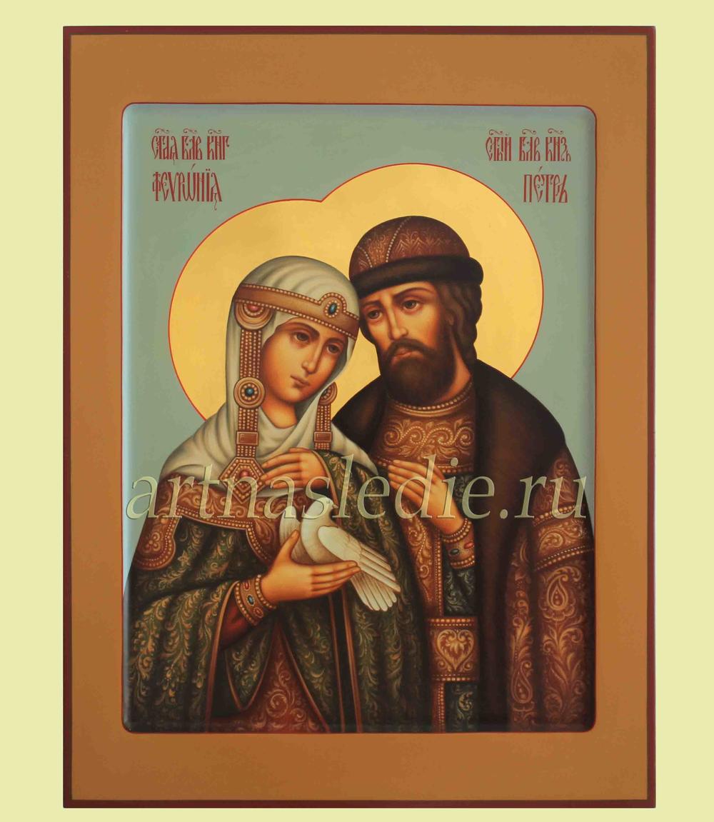 Икона Пётр и Феврония арт. 2580