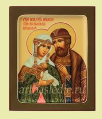 Икона Петр и Феврония арт. 2646