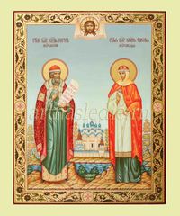 Икона Петр и Феврония арт. 2658
