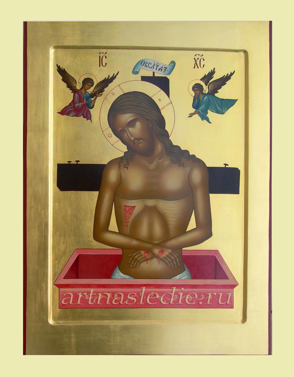 Икона Христос Во Гробе (Царь Славы) Арт.0795
