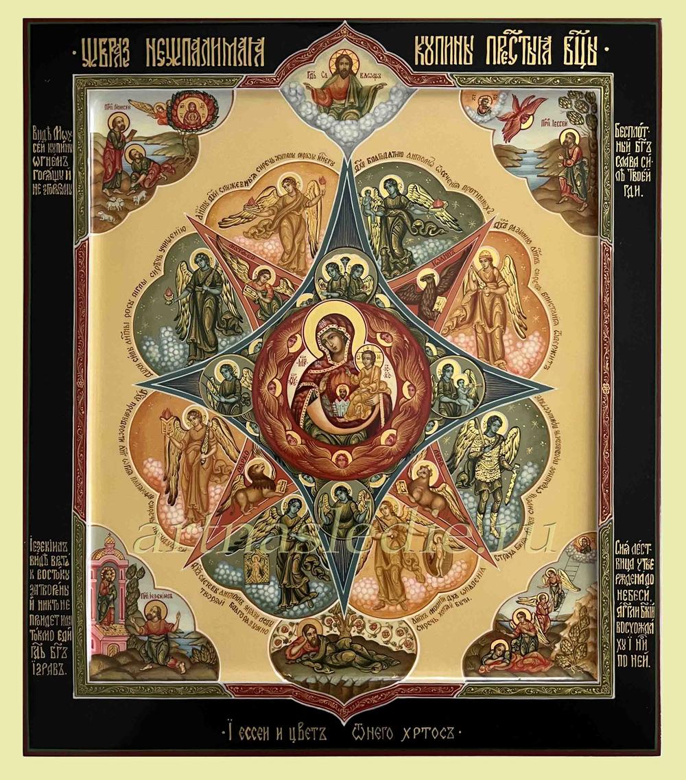 Икона Неопалимая Купина Пресвятая Богородица Арт.3302