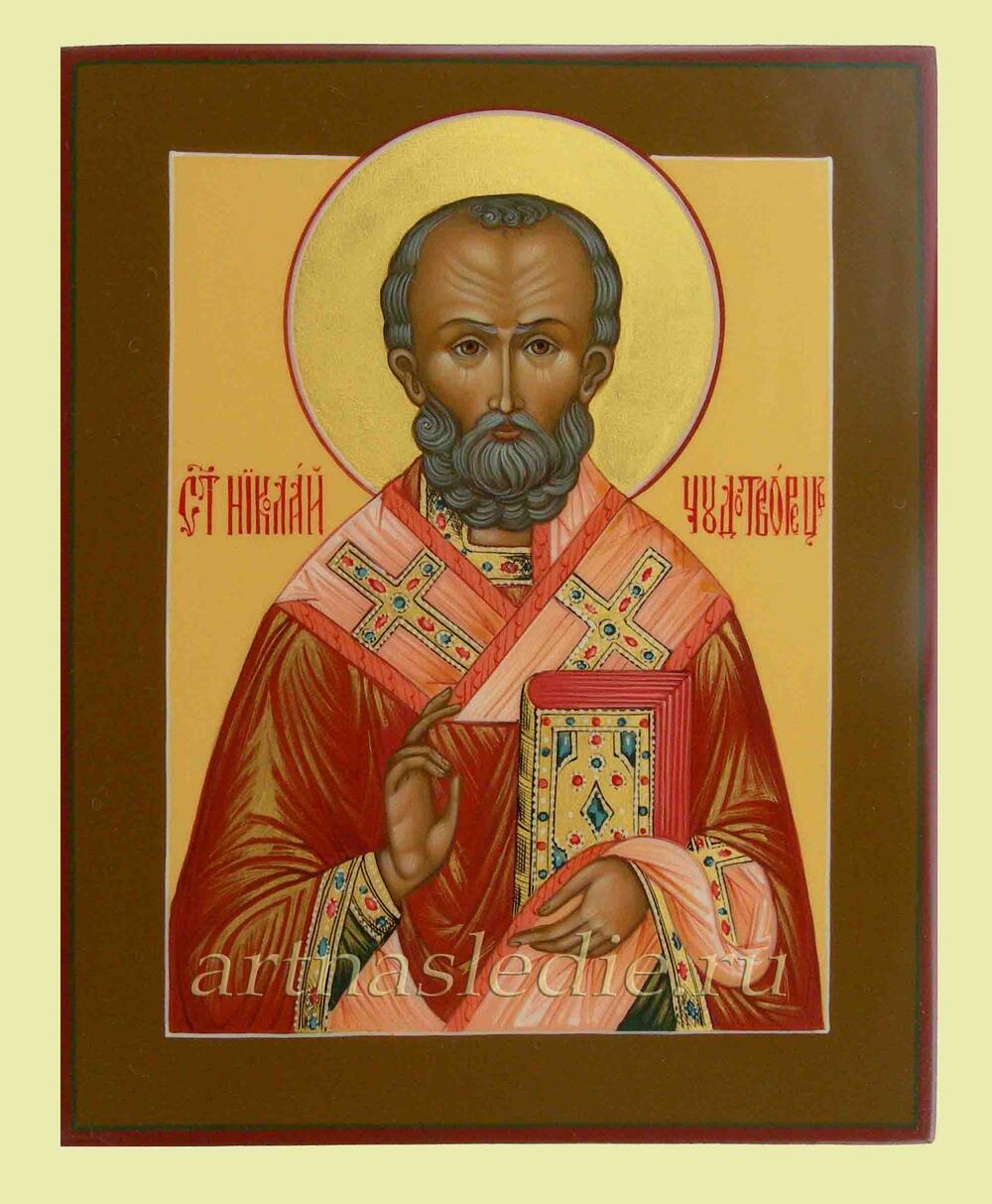 Икона Николай Чудотворец Архиепископ Мирликийский Арт.0831