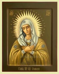 Икона Умиление Серафимо-Дивеевская  Пресвятая Богородица Арт.2312