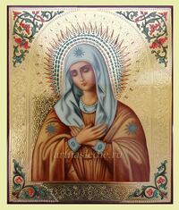 Икона Умиление Серафимо-Дивеевская  Пресвятая Богородица Арт.1959