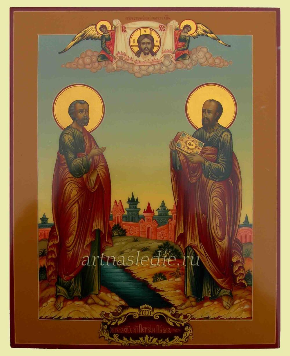 Икона Пётр и Павел Святые Апостолы. Арт.0324