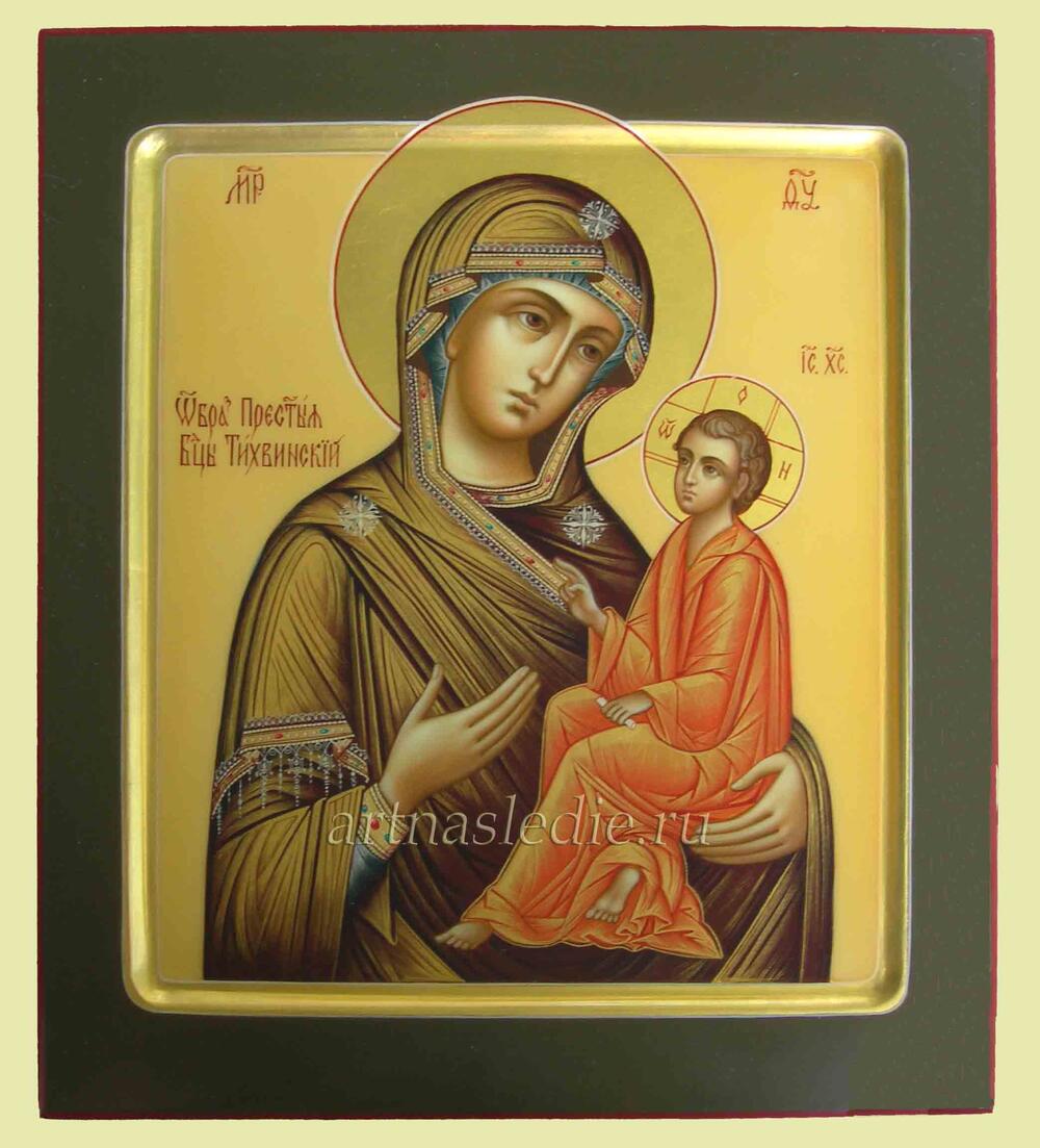 Икона Тихвинская Пресвятая Богородица. Арт.0246