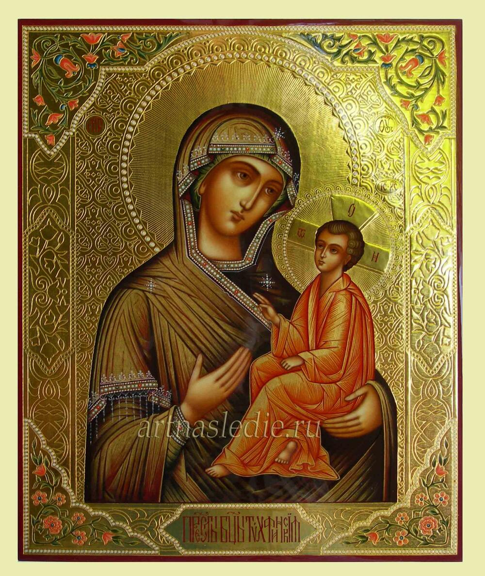 Икона Тихвинская Пресвятая Богородица Арт.2849