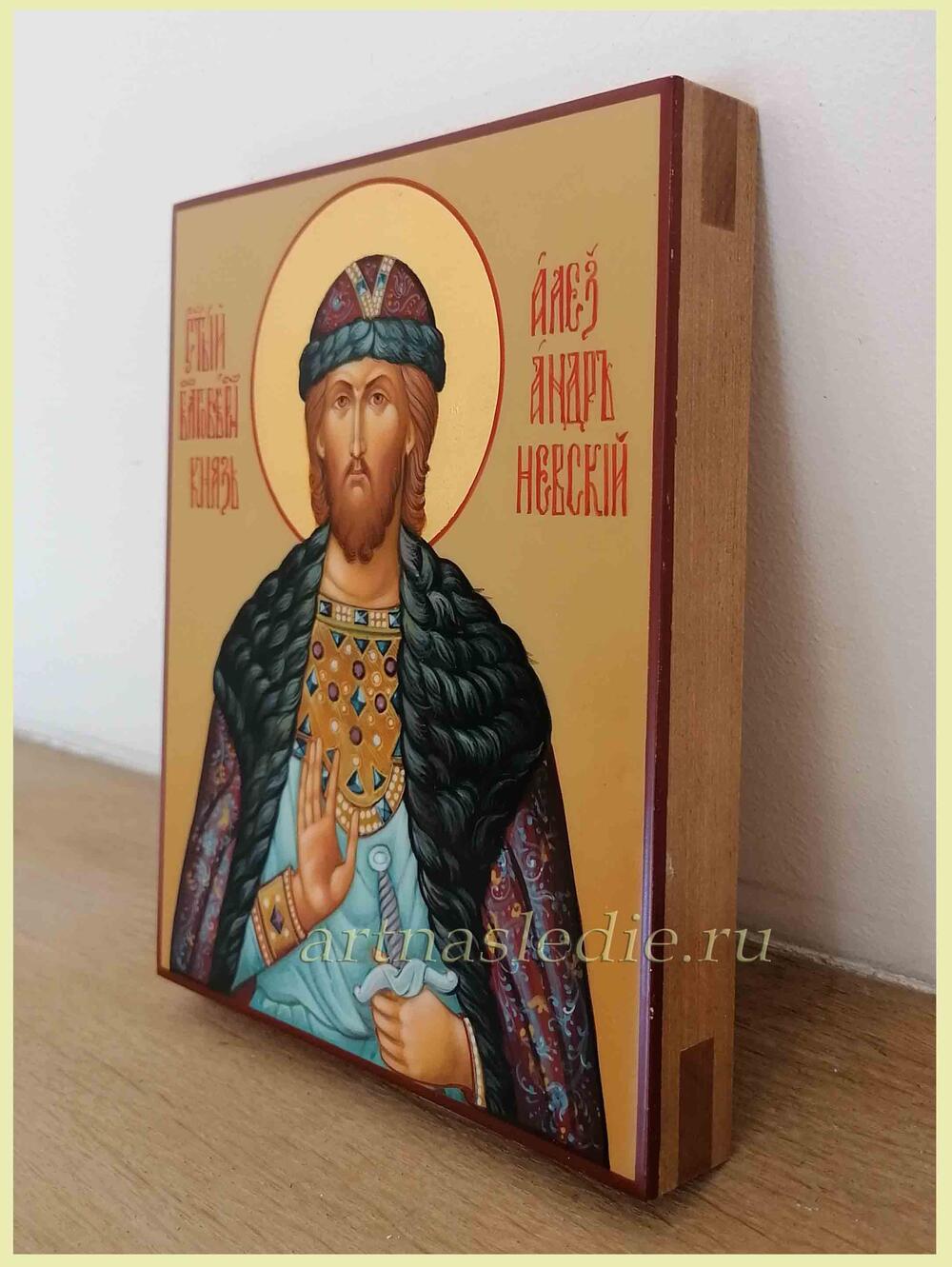 Икона Александр Невский Святой Благоверный Князь Арт.2138