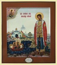 Икона Александр Невский Святой Благоверный Князь Арт.2738