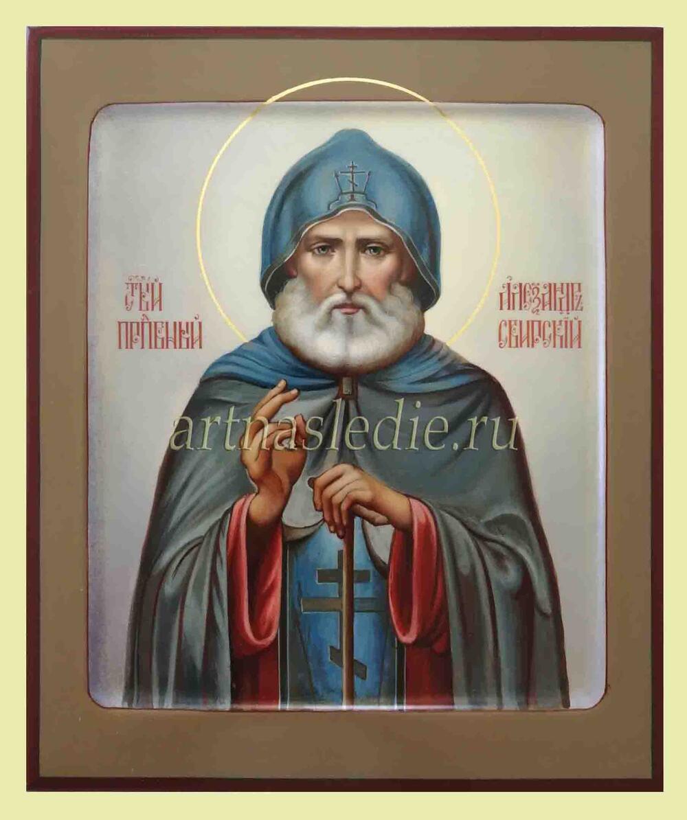 Икона Александр Свирский Арт. 2272