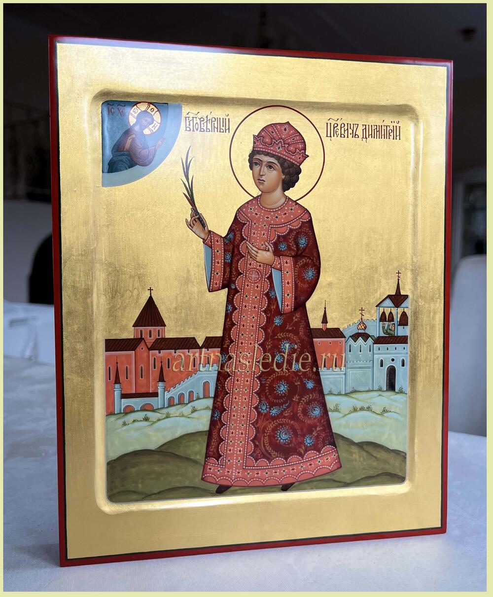 Икона Димитрий ( Дмитрий) Угличский Святой Благоверный Царевич Арт.3290
