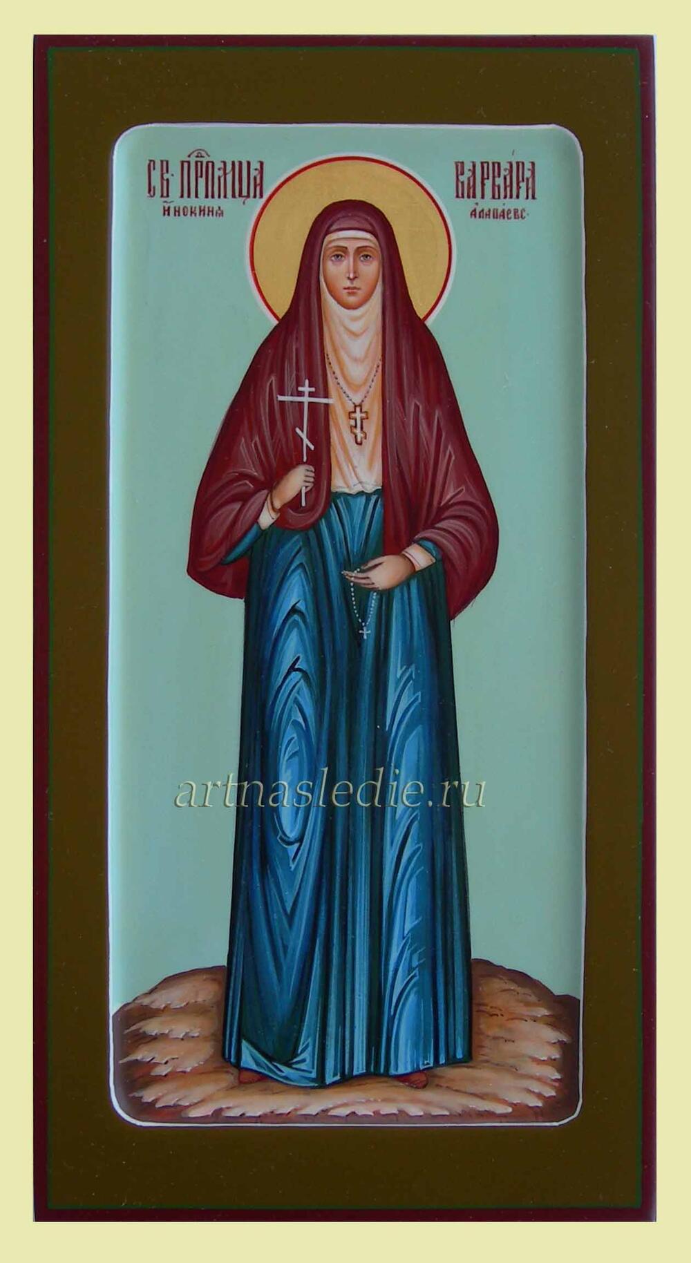 Икона Варвара Алопаевская Святай Преподобномученица Арт.3050