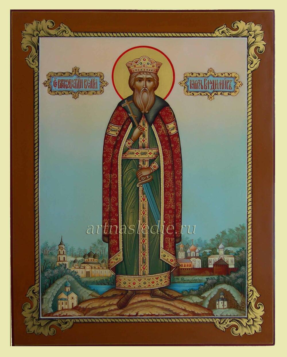 Икона Владимир Святой Равноапостольный Великий Князь Арт.0396
