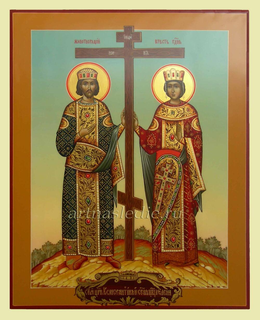 Икона Константин и Елена Святые Равноапостольные Арт.0483
