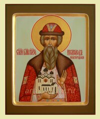 Икона Всеволод Новгородский, Псковский Святой Благоверный Князь Арт.1093