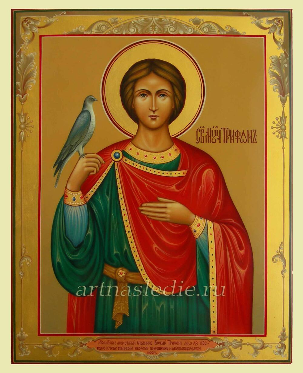 Икона Трифон Апамейский Святой Мученик Арт.0352