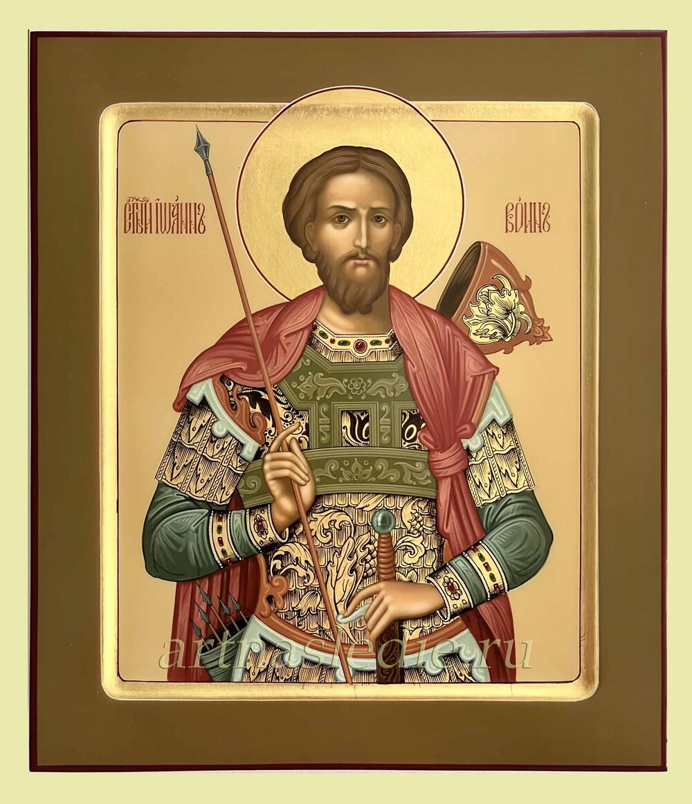 Икона Иоанн Воин Святой Мученик  Арт.3380