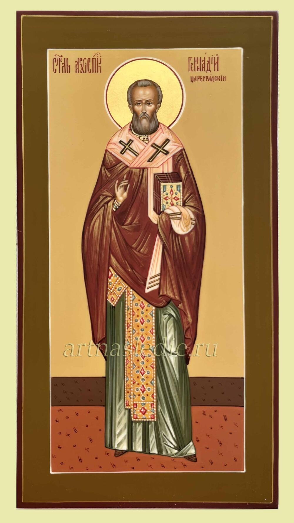 Икона Геннадий Константинопольский Святитель Патриарх Цареградский Арт.3110