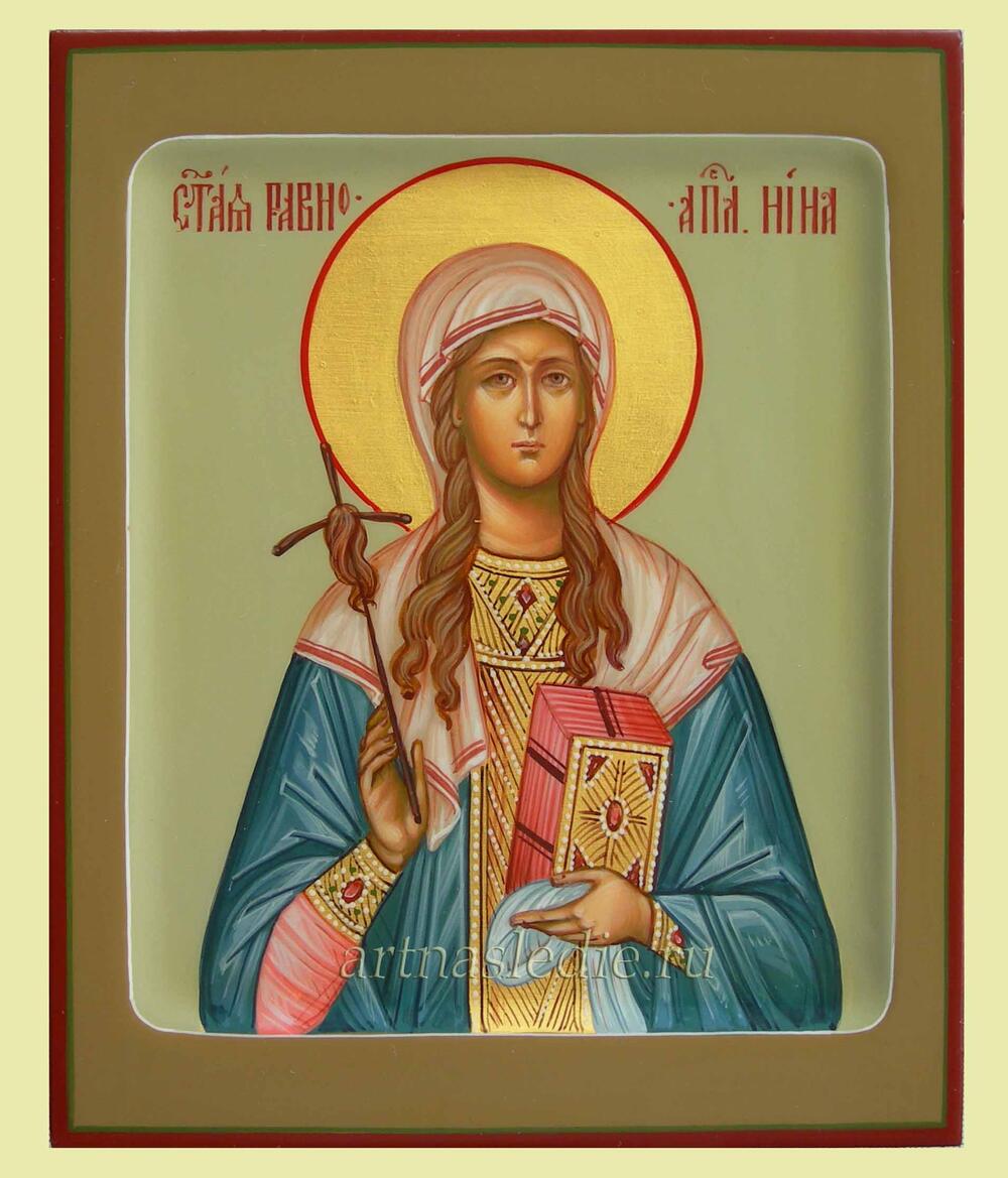 Икона Нина Святая Равноапостольная Просветительница Грузии Арт.1402