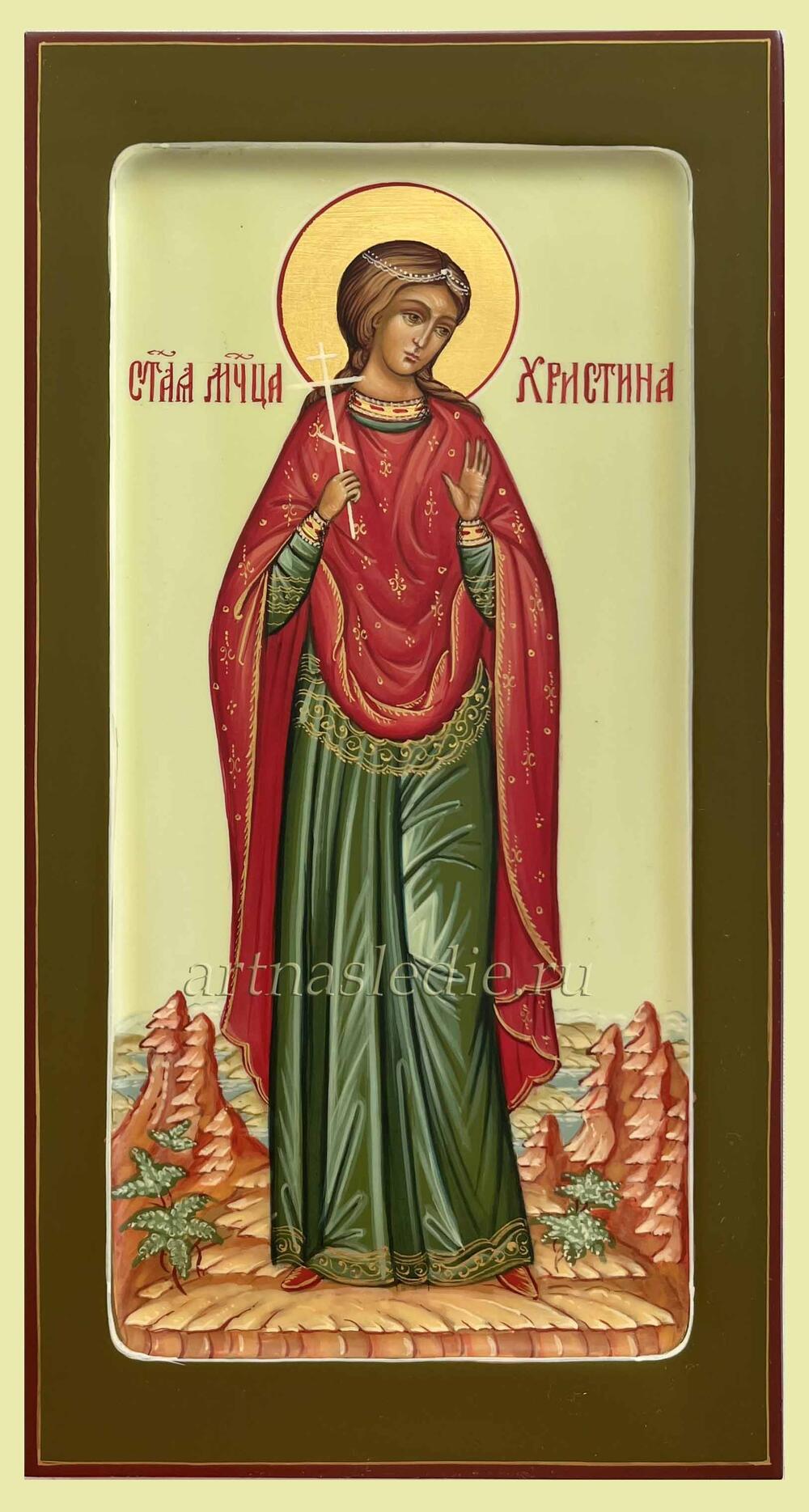Икона Христина Святая Мученица Арт.3106