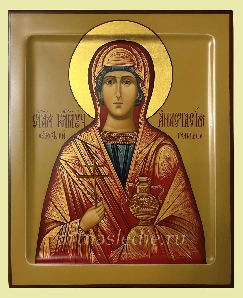 Икона Анастасия Узорешительница Святая Великомученица Арт.2421