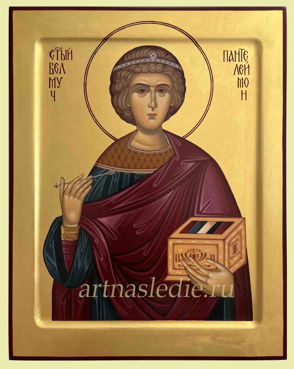Икона Пантелеймон Святой Великомученик Целитель Арт.3664