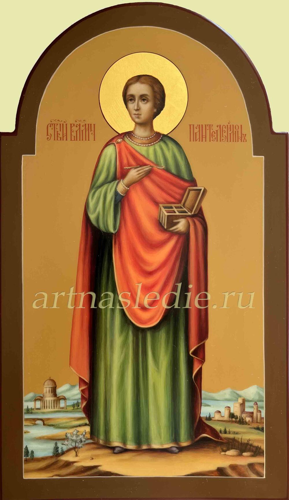 Икона Пантелеймон Святой Великомученик Целитель Арт.3639