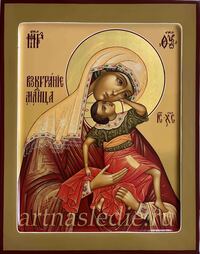 Икона Взыграние Младенца  Пресвятая Богородица Арт.3731