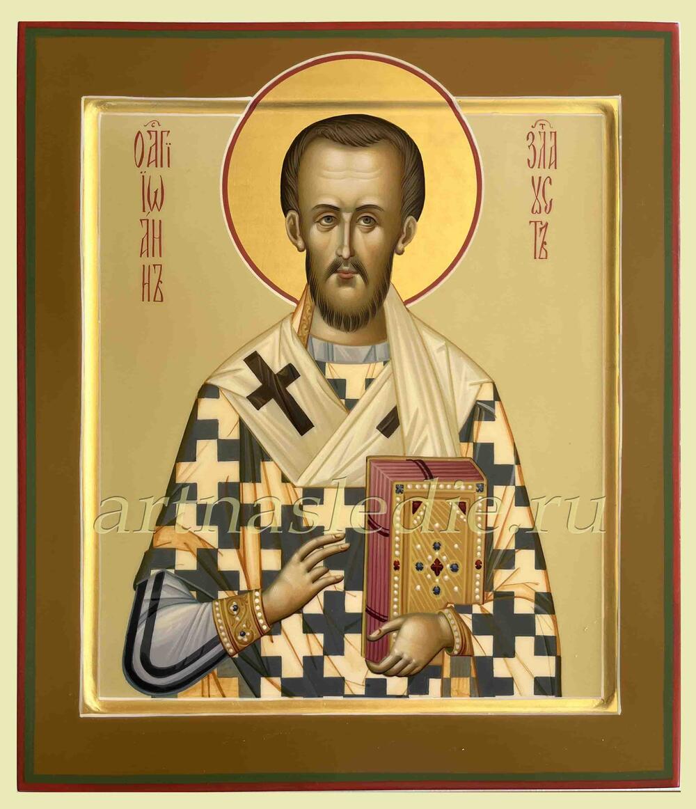 Икона Иоанн Златоуст Святитель Арт.3581