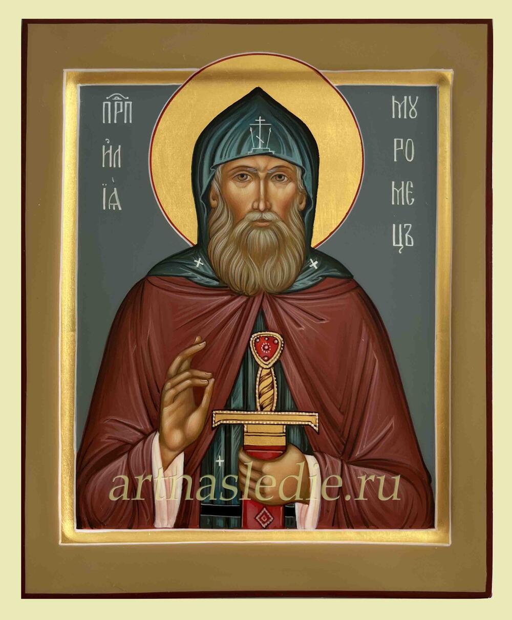 Икона Илья Муромец Святой Преподобный Арт.3645