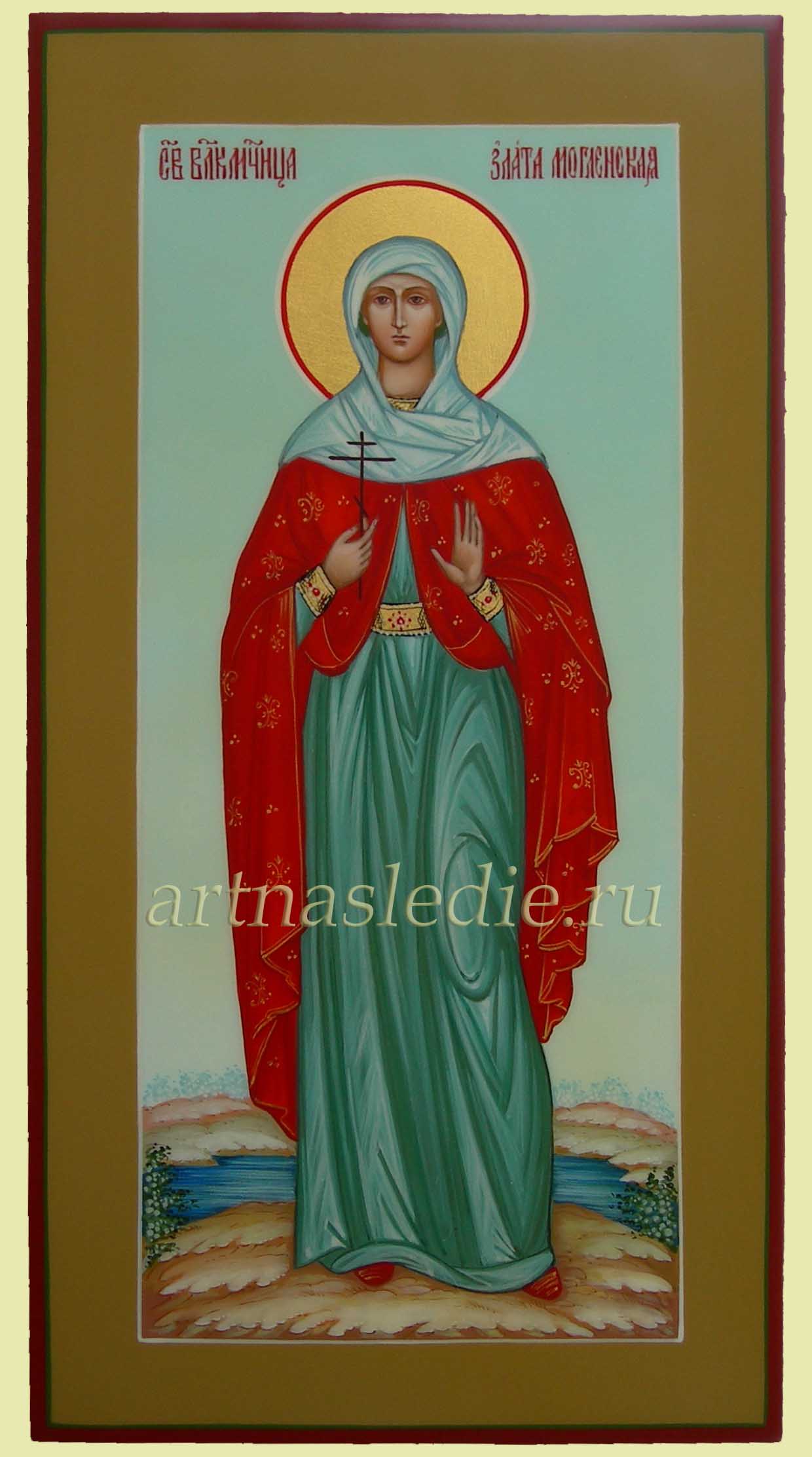 Икона Злата Могленская святая мученица Арт.0709, готовая и под заказ,купить в мастерской Наследие