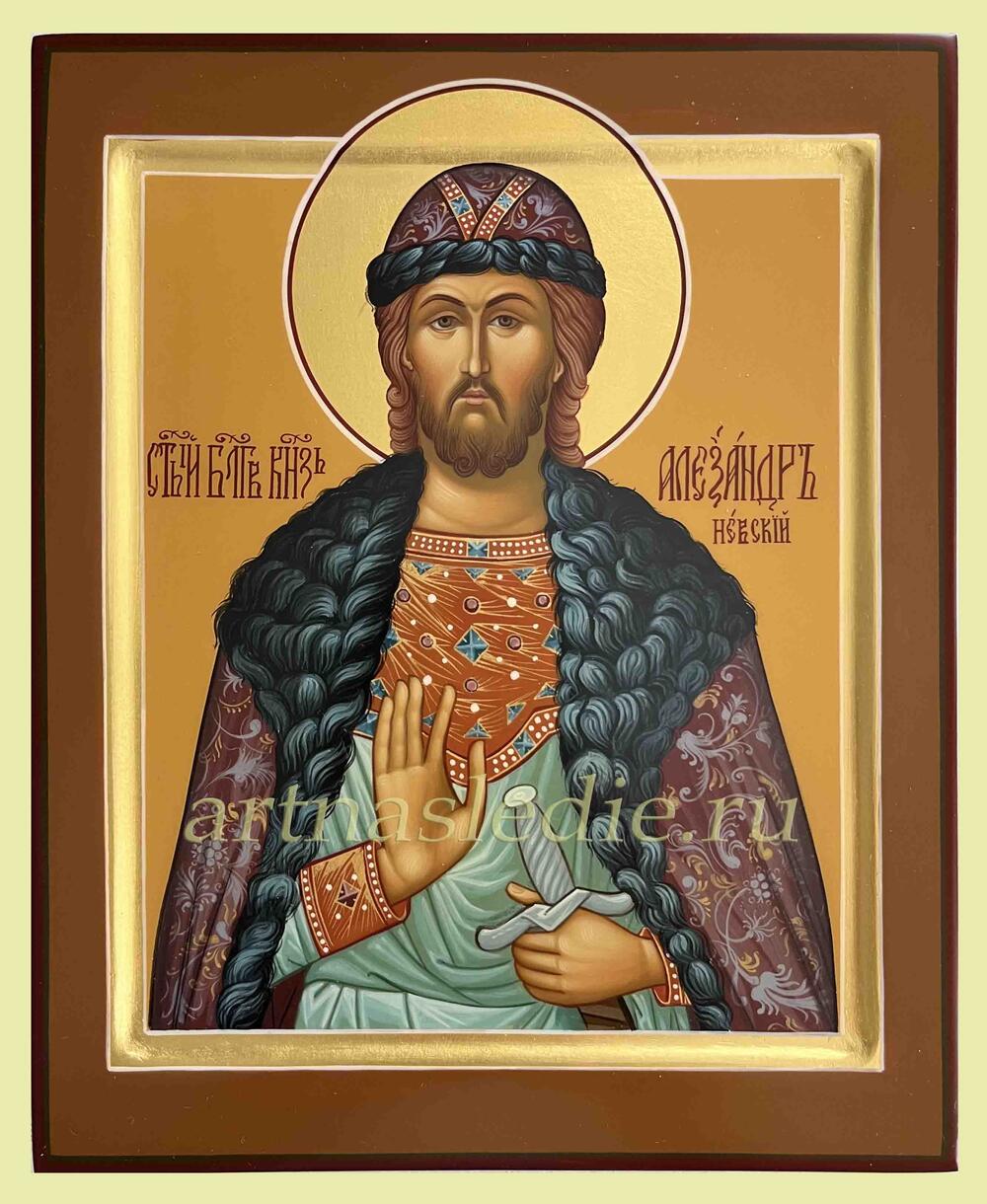 Икона Александр Невский Святой Благоверный Князь Арт.2559
