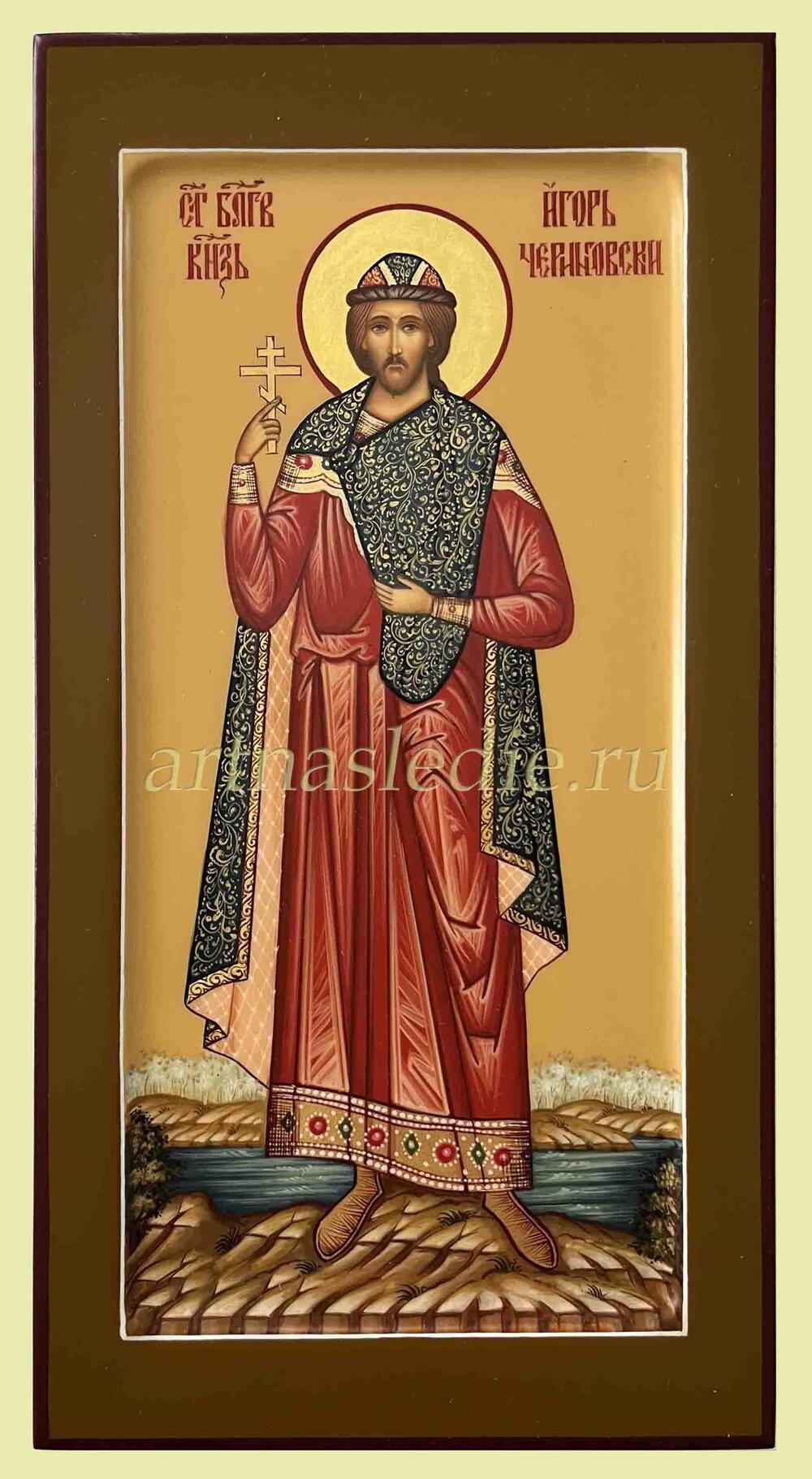 Икона Игорь Черниговский Святой Благоверный Князь Арт.3951