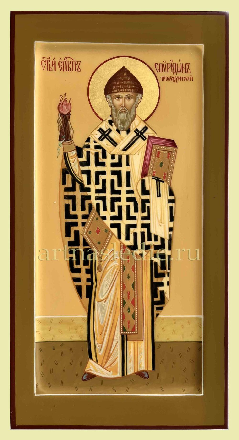 Икона Спиридон Тримифунтский Святитель Арт.4071