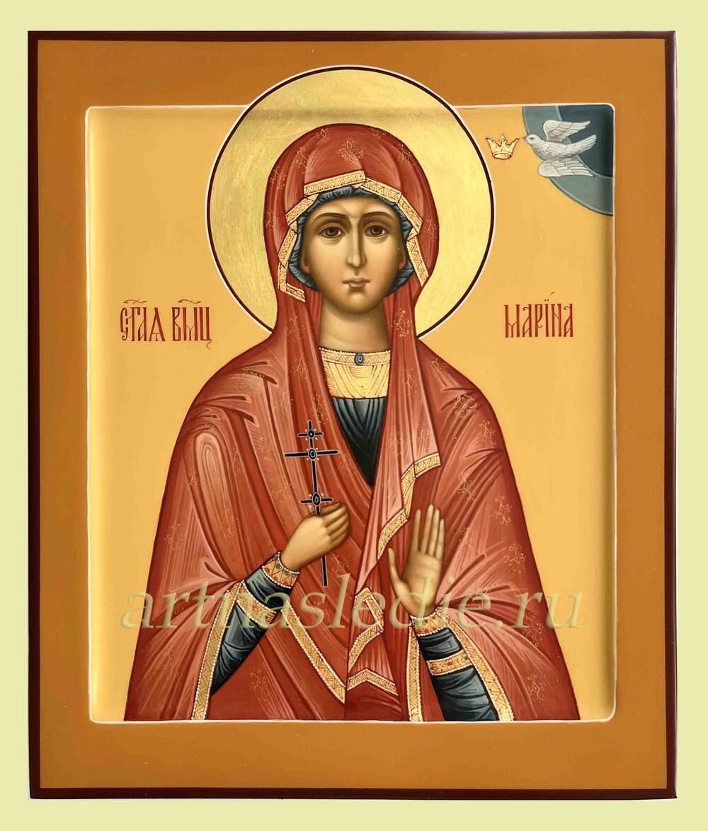 Икона Марина Маргарита Антиохийская Святая Великомученица Арт.1348