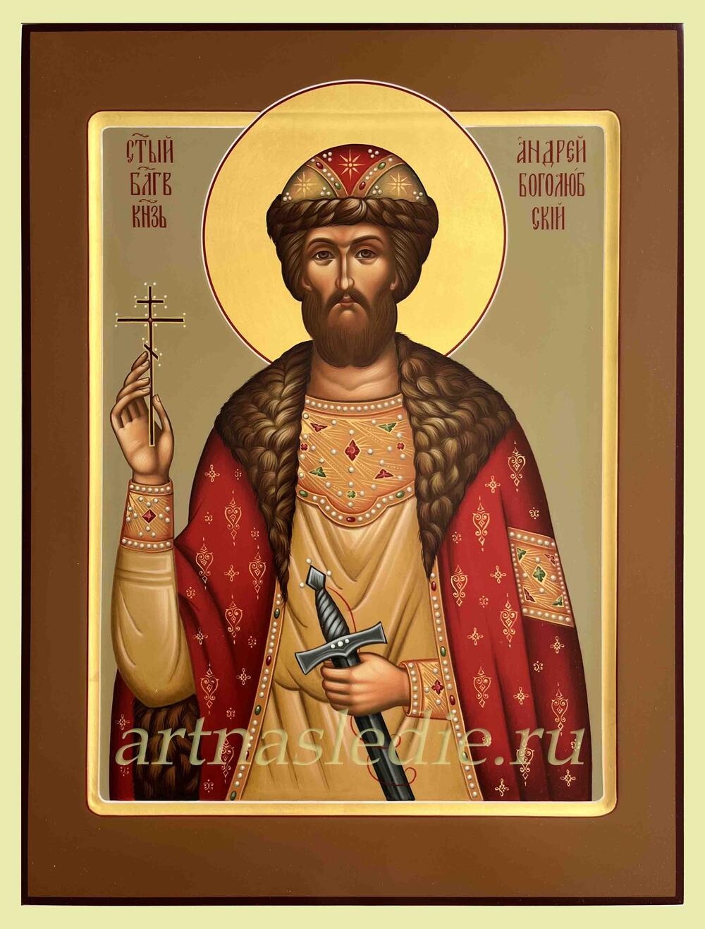 Икона Андрей Боголюбский Благоверный Князь Арт.4250