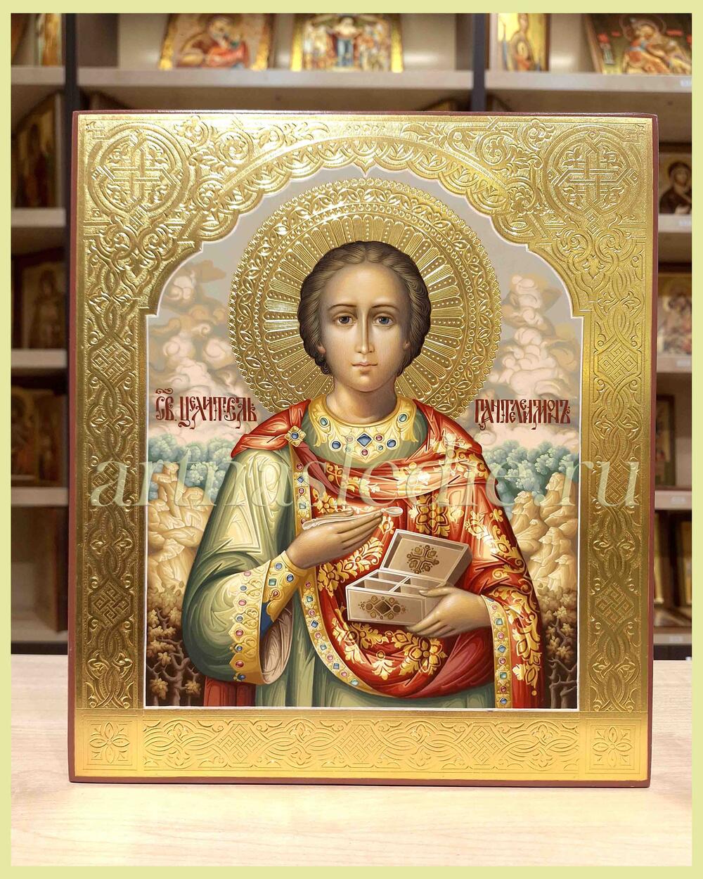Икона Пантелеймон Святой Великомученик и Целитель Арт.9080