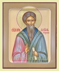 Икона Феодор Трихина Преподобный Арт.4655