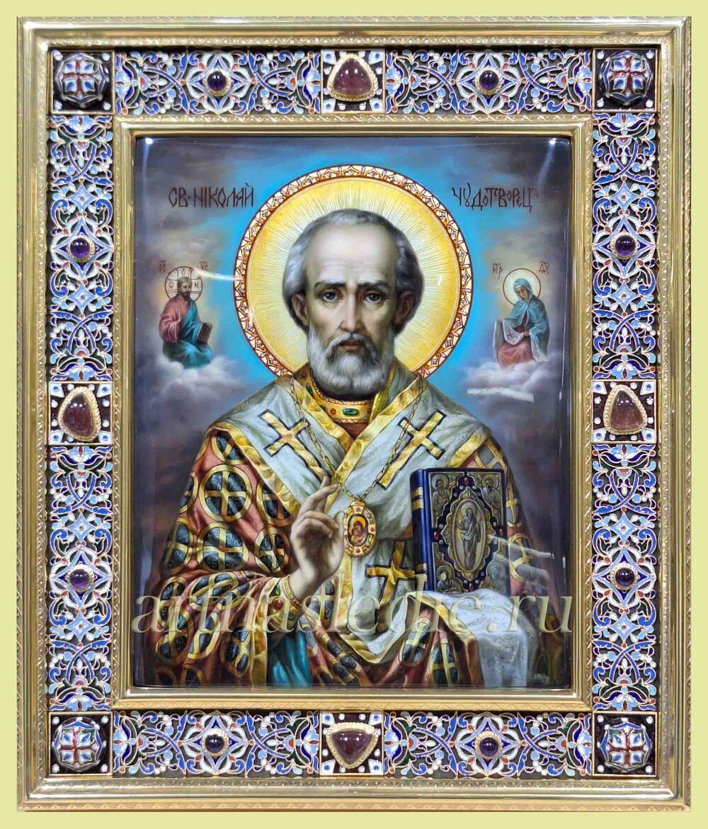 Икона Николай Мирликийский Чудотворец Арт.ю0033