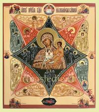 Икона Неопалимая Купина Пресвятая Богородица Арт.4775