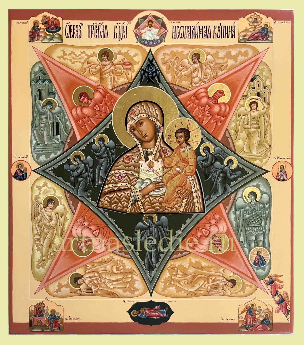 Икона Неопалимая Купина Пресвятая Богородица Арт.4775