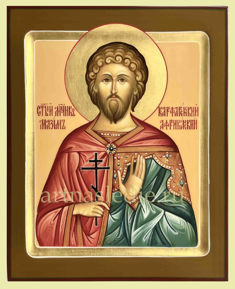 Икона Максим Карфагенский Африканский Арт.0446