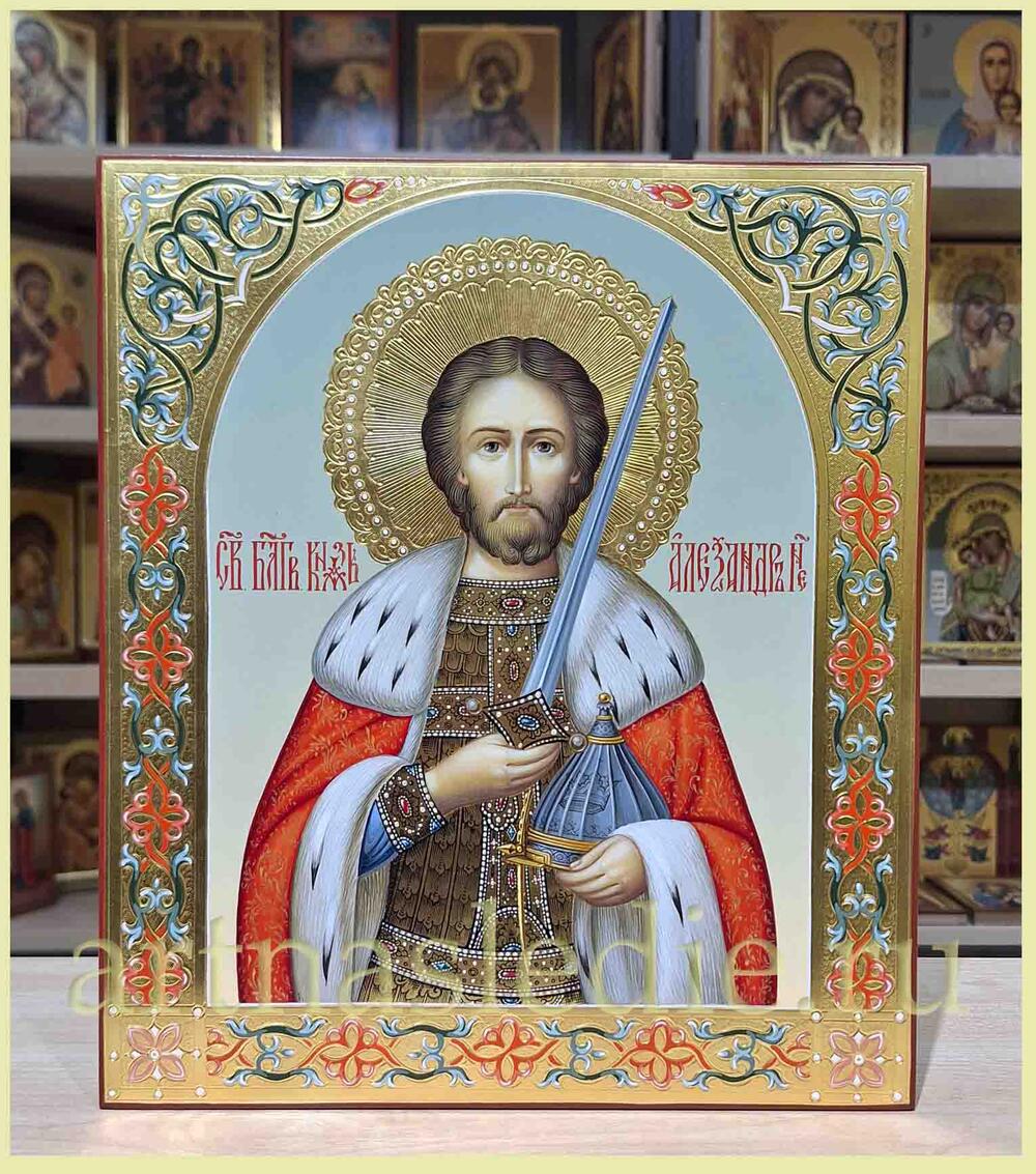 Икона Александр Невский Арт.9102