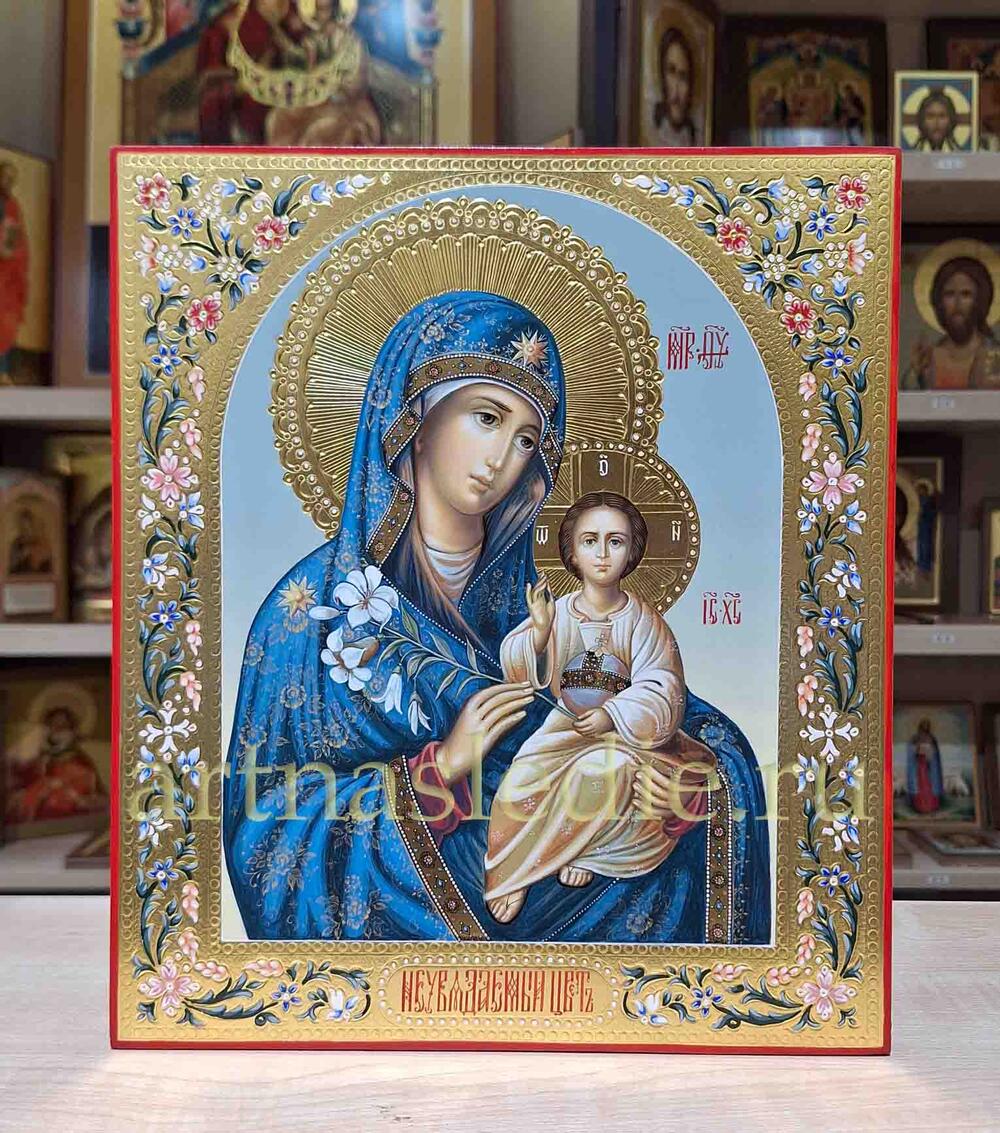 Икона Неувядаемый Цвет Пресвятая Богородица Арт.9108