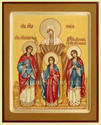 Икона Вера, Надежда, Любовь И Мать Их Софья ( София) Арт.1699