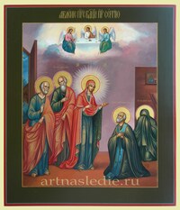 Икона Явление Пресвятой Богородицы Сергию радонежскому Арт.3166