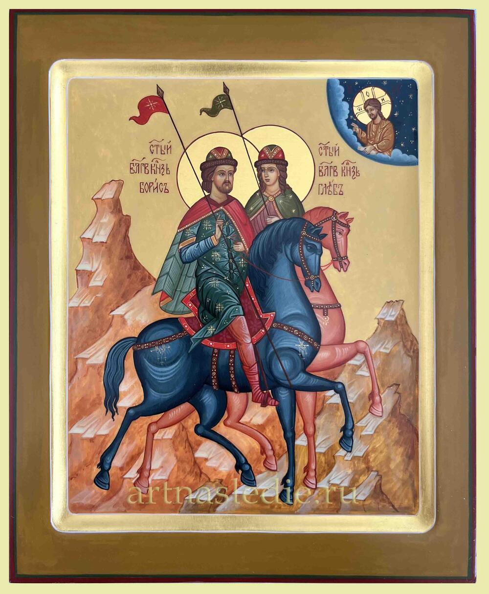 Икона Борис и Глеб Арт.2436