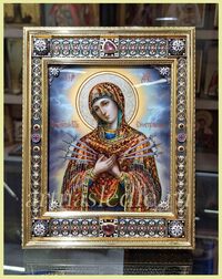 Икона Семистрельная Богородица, арт. ю0040